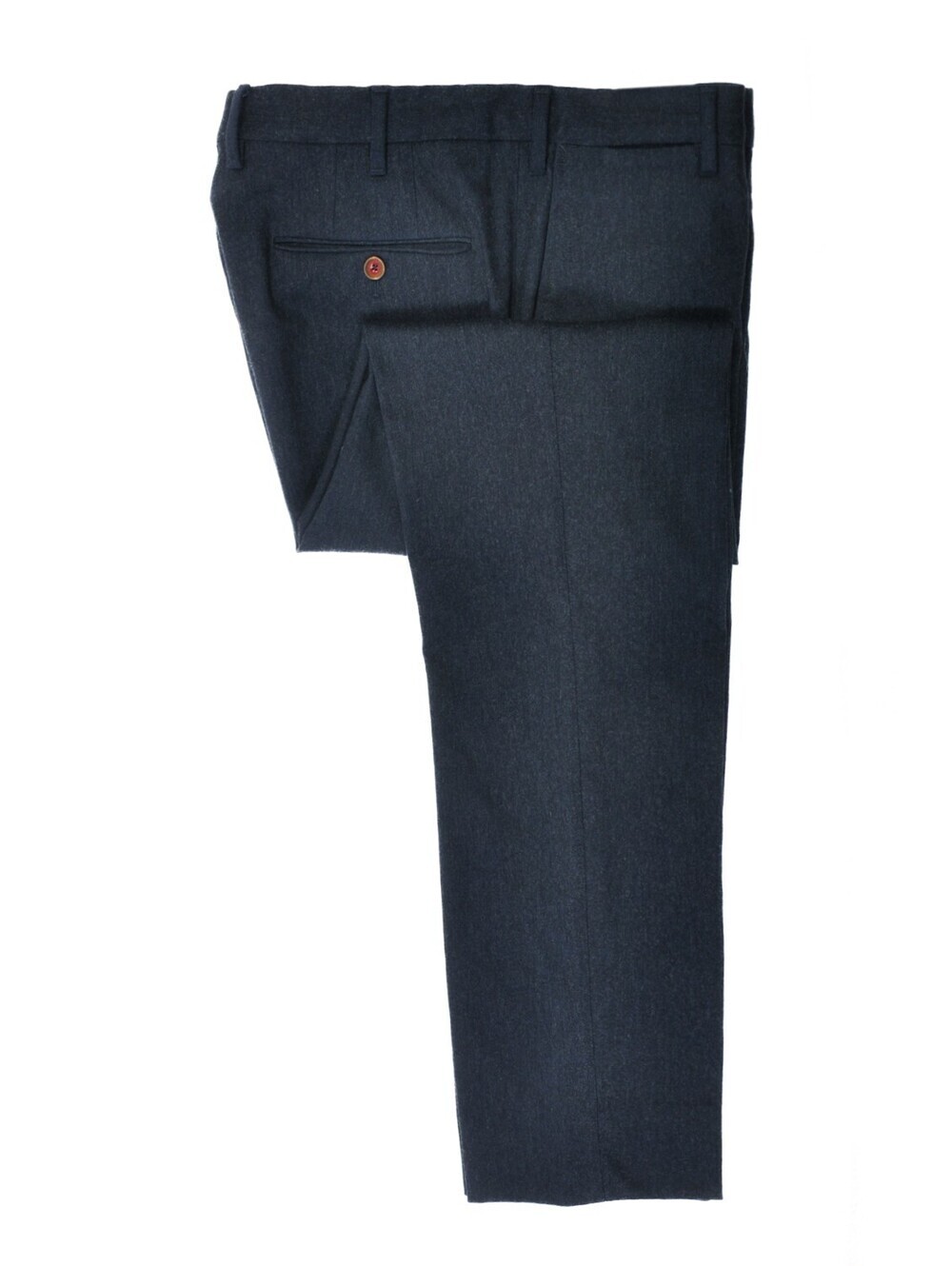 PT Torino Dark Blue Flannel Slim Fit Pants 32 37775